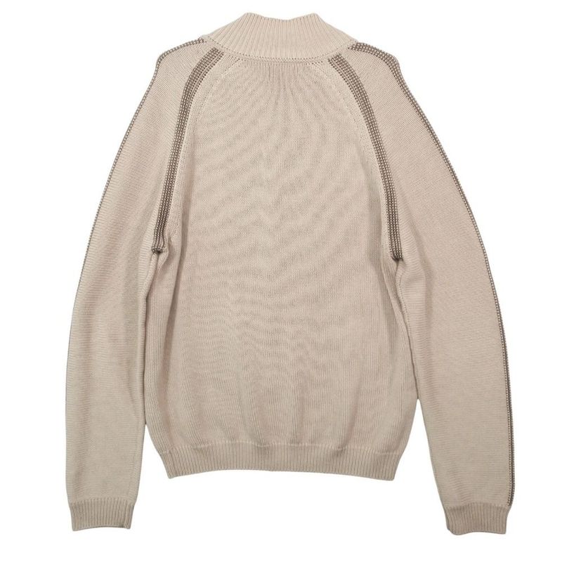 Louis Vuitton Driver's Knit Jacket Outer Zip Up L Beige