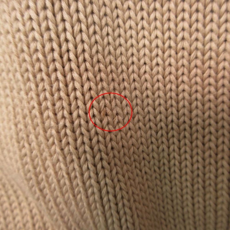 Louis Vuitton Driver's Knit Jacket Outer Zip Up L Beige