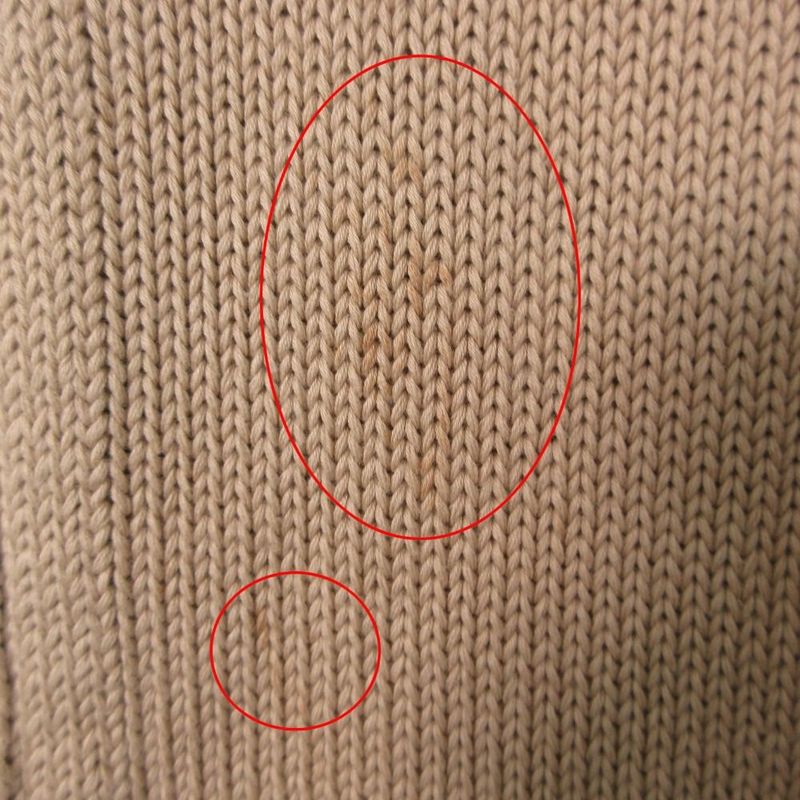 Louis Vuitton Driver's Knit Jacket Outer Zip Up L Beige