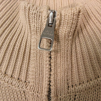 Louis Vuitton Driver's Knit Jacket Outer Zip Up L Beige