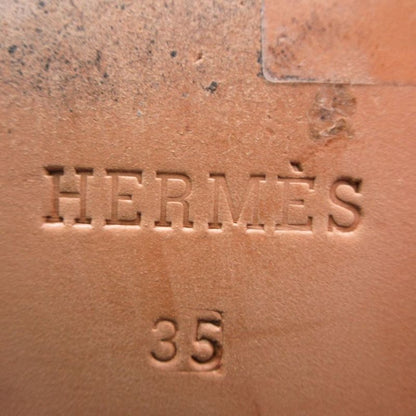 Hermes Kelly Jumping Boots Long Shoes Gray 35