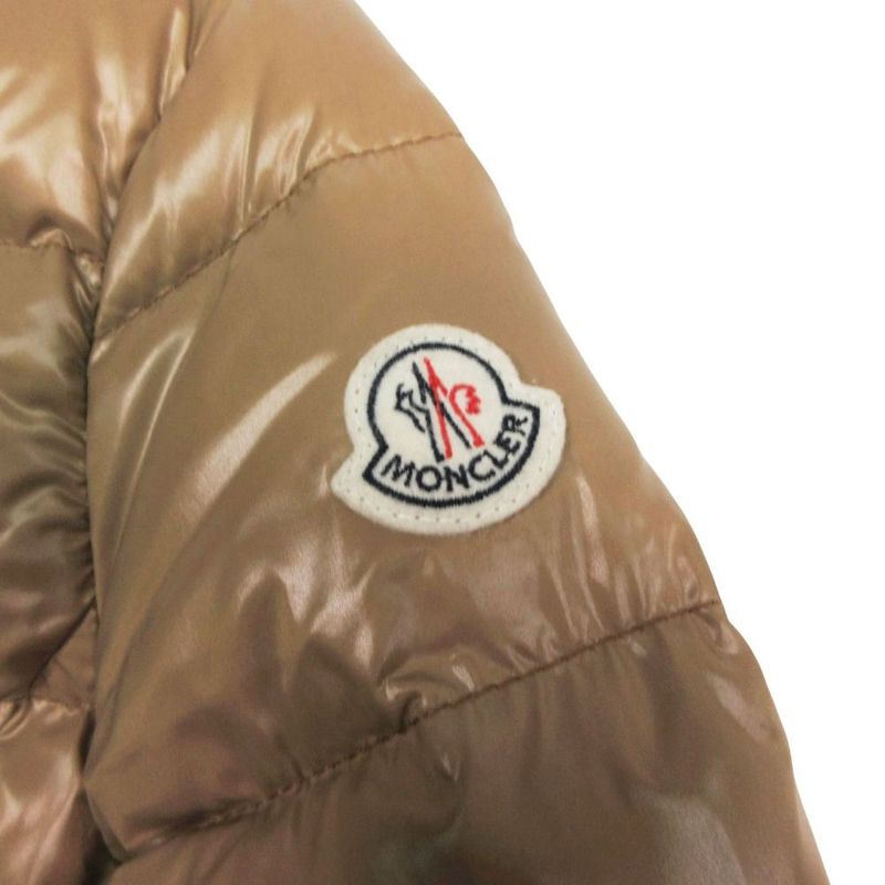 Moncler Clairy Cles Down Jacket Outer Zip Up Beige 00 XS
