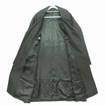 Hermes Single Trench Coat Outer Khaki 48