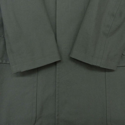 Hermes Single Trench Coat Outer Khaki 48