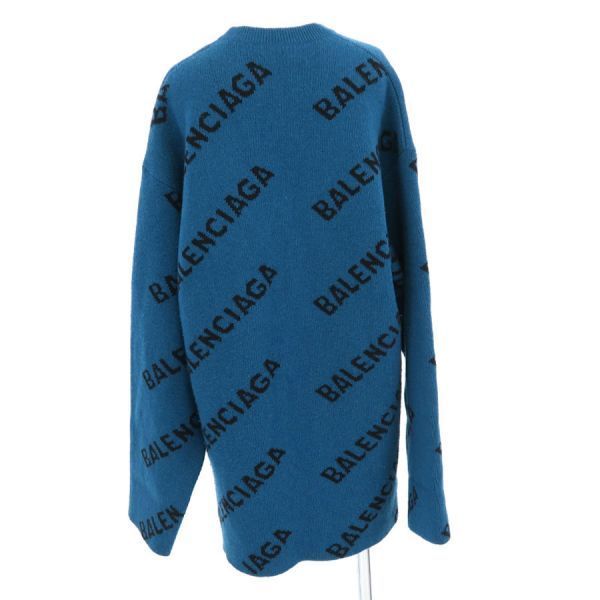 Balenciaga Knit Top Blue