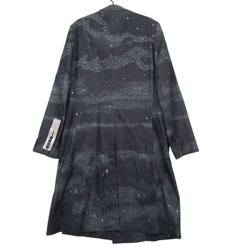 Dior Homme Sod Color Nebula Coat Double Breasted Peaked Lapel 50
