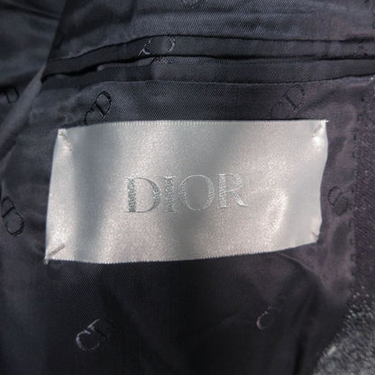 Dior Homme Sod Color Nebula Coat Double Breasted Peaked Lapel 50