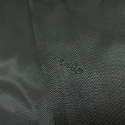 Hermes Single Trench Coat Outer Khaki 48
