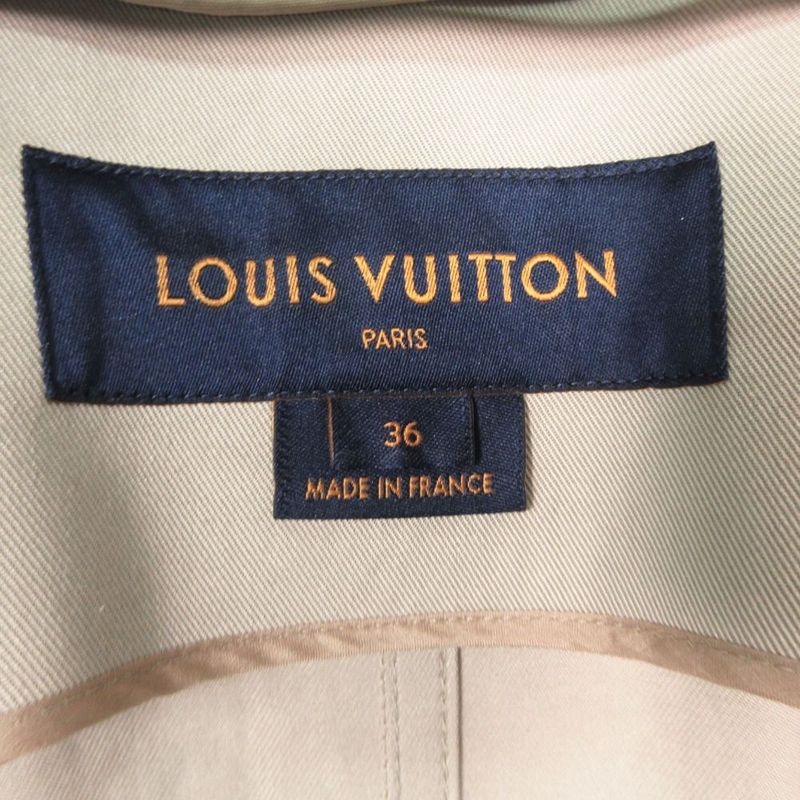 Louis Vuitton An1 Military Trench Coat Beige 36