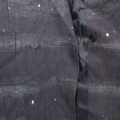 Dior Homme Sod Color Nebula Coat Double Breasted Peaked Lapel 50