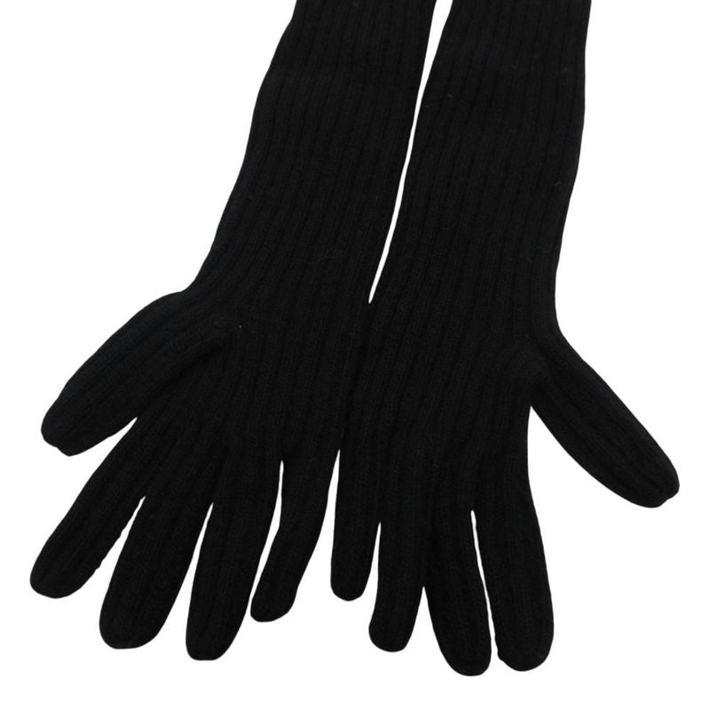 Prada Rib Knit Long Gloves
