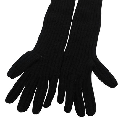 Prada Rib Knit Long Gloves