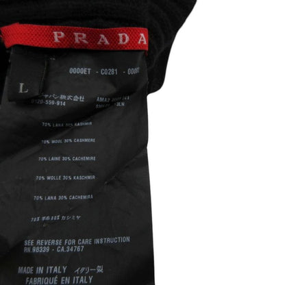 Prada Rib Knit Long Gloves