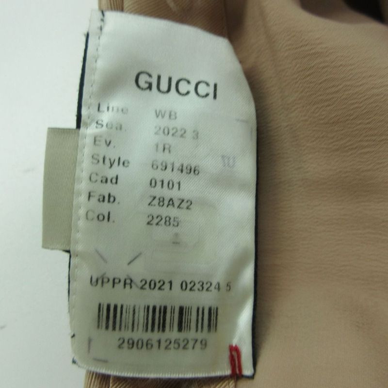 Gucci GG Pattern Jumps with Belt All in One Jumpsuit Pink Short Sleeve