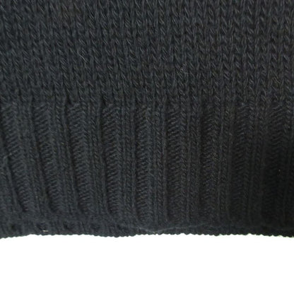 Prada Cashmere Wool V-neck Knit Vest Pullover Top Black 38 Sweater