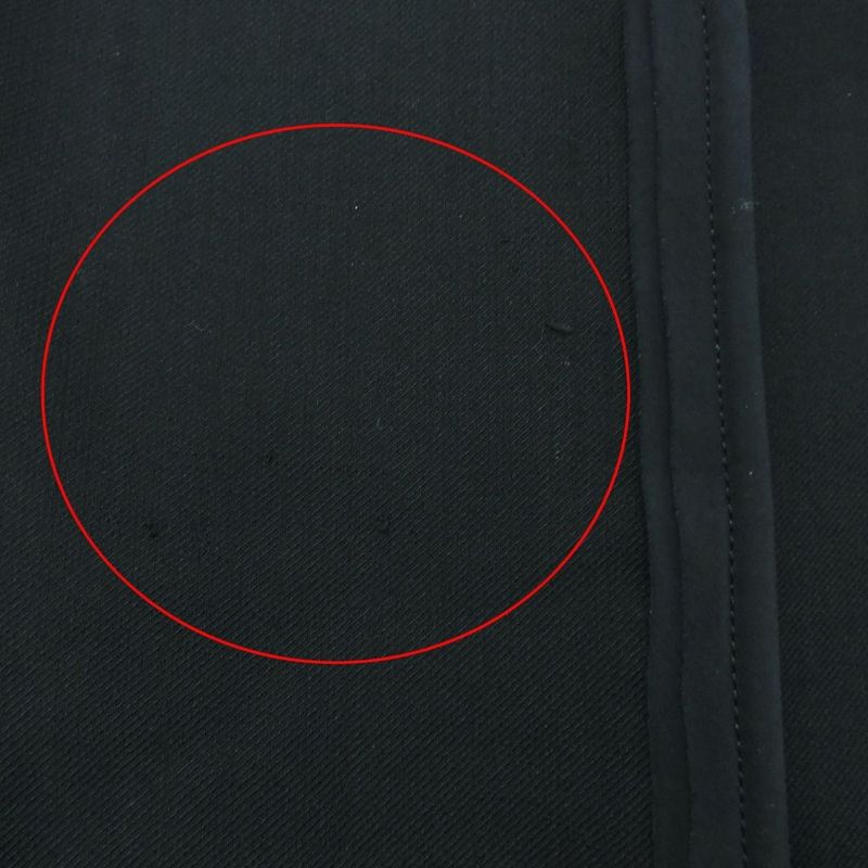 Prada Piping Long Coat Black 38
