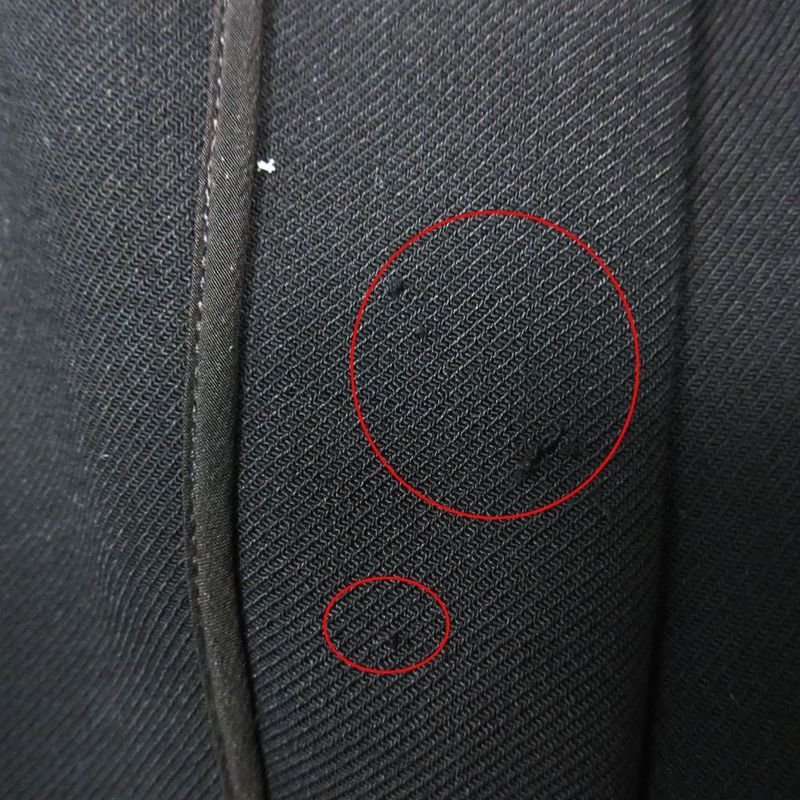 Prada Piping Long Coat Black 38