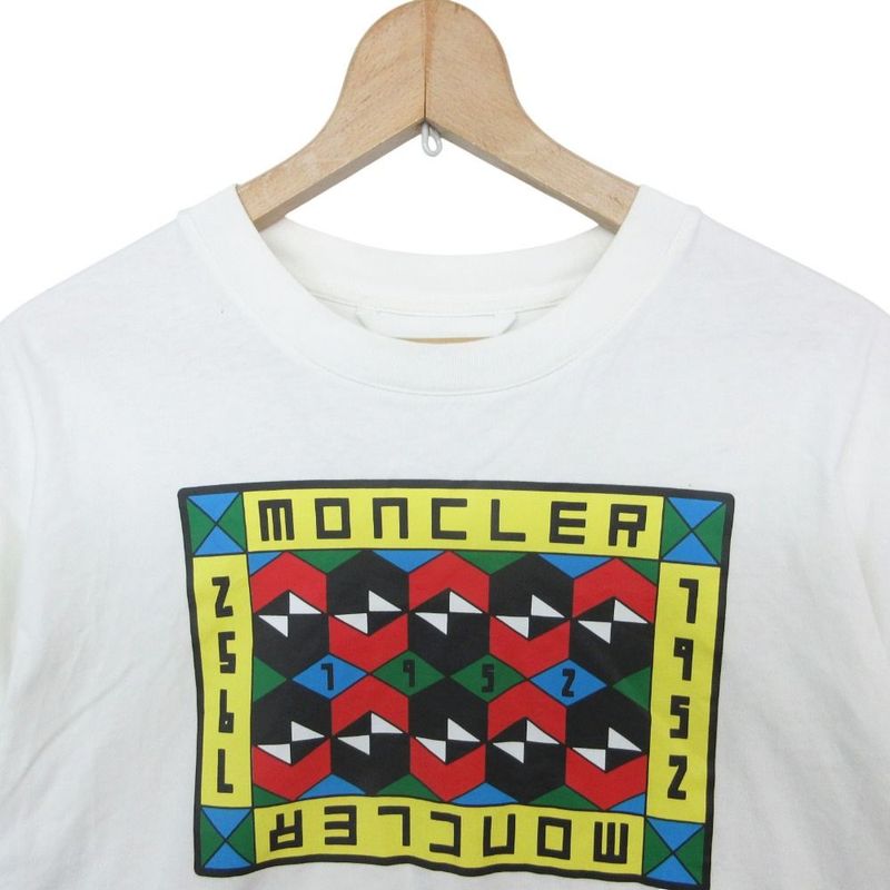 Moncler Genius Mont Cles Luzi Nias Grid SS T-Shirt Short Sleeve Cut Off Top