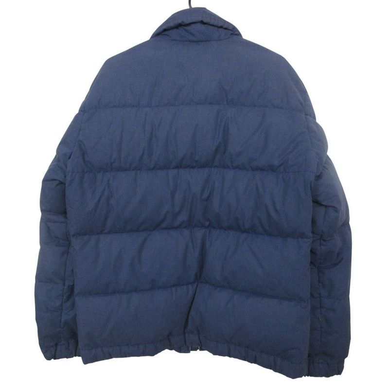 Moncler Mon Cles le Vintage Down Jacket Sleeve Patch Blue