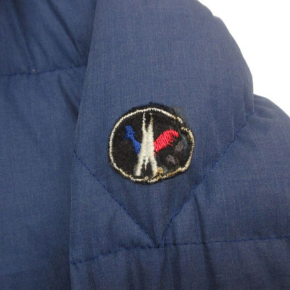 Moncler Mon Cles le Vintage Down Jacket Sleeve Patch Blue