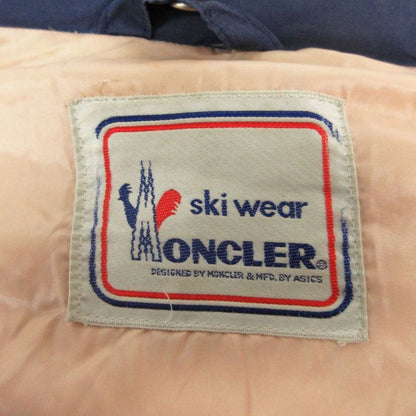 Moncler Mon Cles le Vintage Down Jacket Sleeve Patch Blue