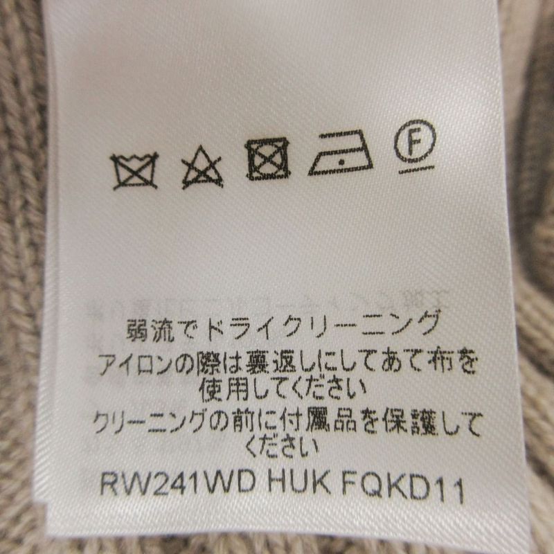 Louis Vuitton Pocket Long Sleeve Knit Dress Long Length Huk