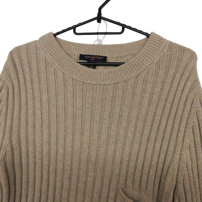Louis Vuitton Pocket Long Sleeve Knit Dress Long Length Huk