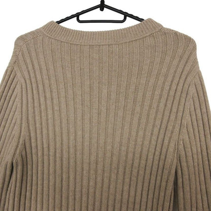 Louis Vuitton Pocket Long Sleeve Knit Dress Long Length Huk