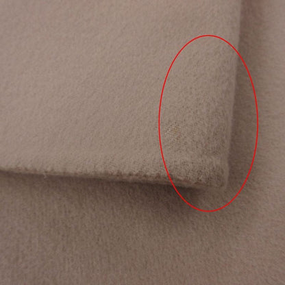 Hermes Cashmere Double Face Light Coat Outer with Belt 36 S Long Pink