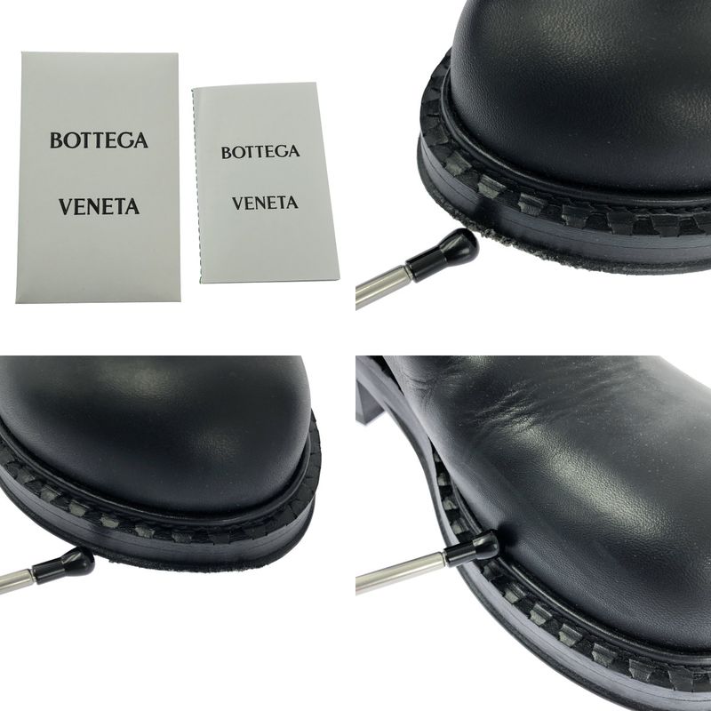 Bottega Veneta Lug Side Gore Chelsea Boots 34 Black