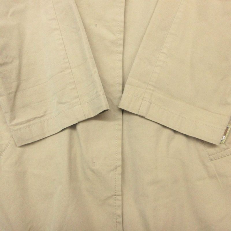 Prada Triangle Logo Pocket Overcoat Outer Beige