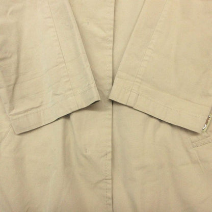 Prada Triangle Logo Pocket Overcoat Outer Beige
