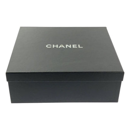 Chanel Leather CC Logo Side Zip Short Boots 38 Black