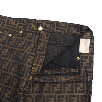 Fendi Vintage Pants 42 Zucca Double Tapered
