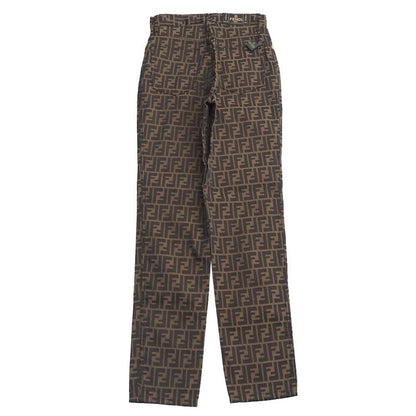 Fendi Vintage Pants 42 Zucca Double Tapered