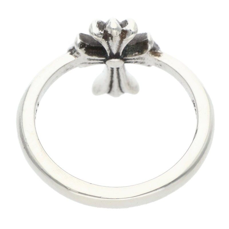 Chrome Hearts Bubblgm CH Crs Bubblegum CH Cross Silver Ring