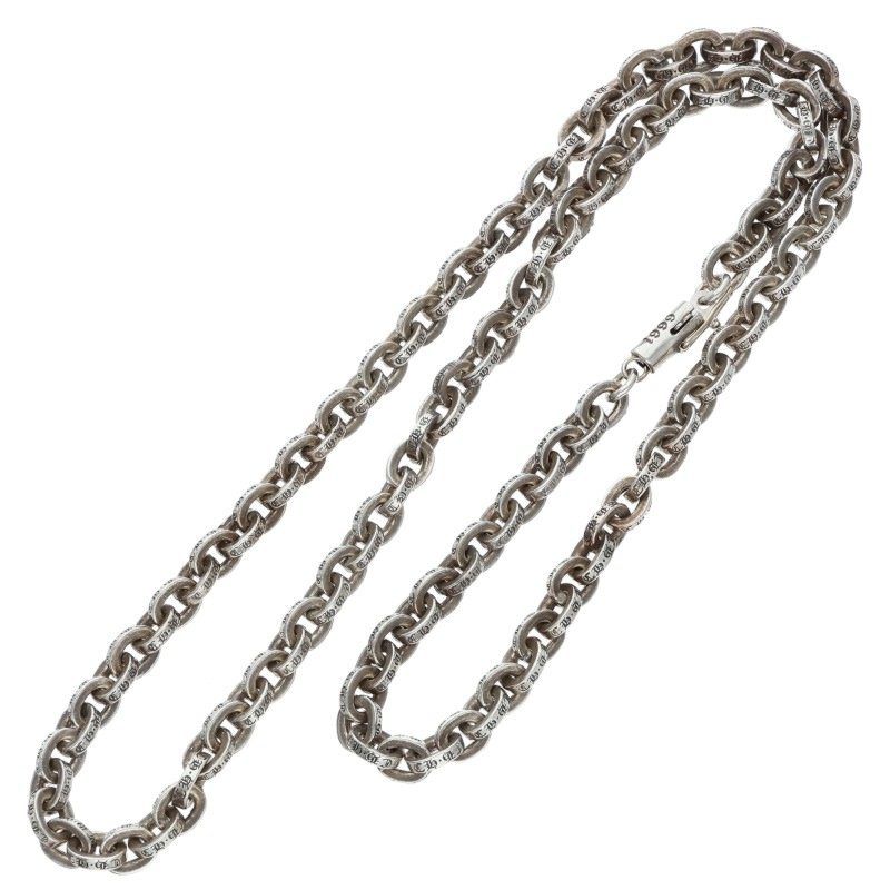 Chrome Hearts Paper Chain 18 Silver Necklace