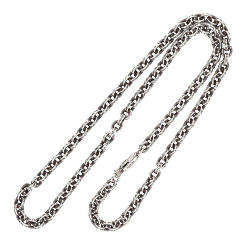Chrome Hearts Paper Chain 20 Silver Necklace