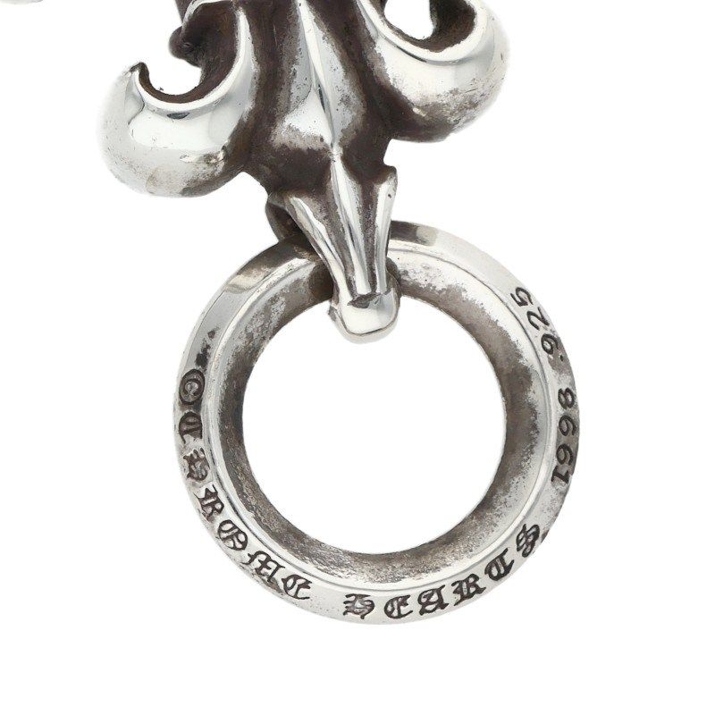 Chrome Hearts BS Fluer BS Pendant Silver Necklace