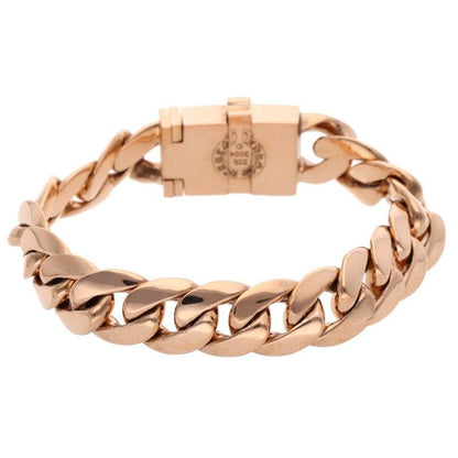 Chrome Hearts 22k Bby Box ID Baby Box ID BS Gold Bracelet