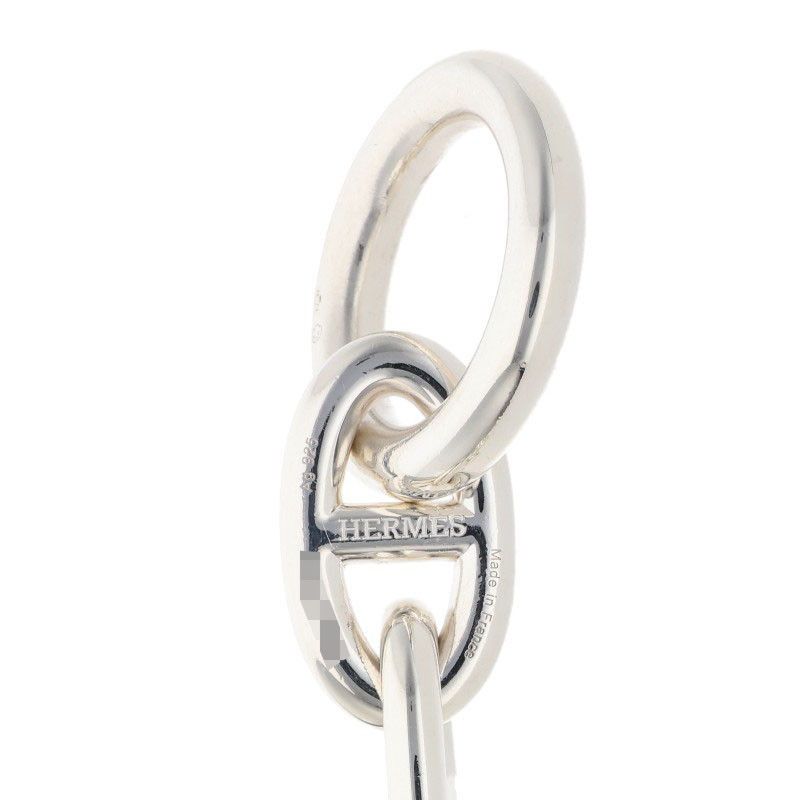 Hermes Chaine D'ancre TGM Silver Bracelet