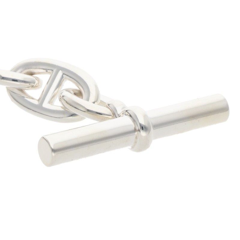 Hermes Chaine D'ancre TGM Silver Bracelet