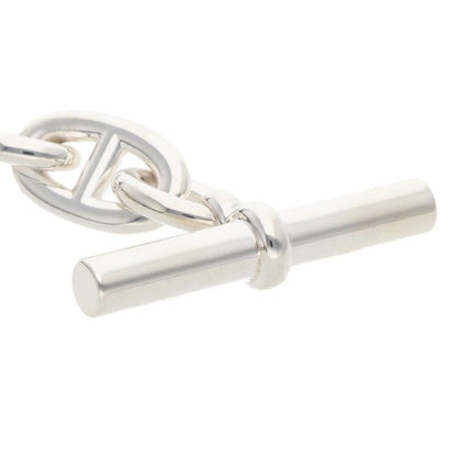 Hermes Chaine D'ancre TGM Silver Bracelet