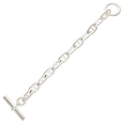 Hermes Chaine D'ancre TGM Silver Bracelet