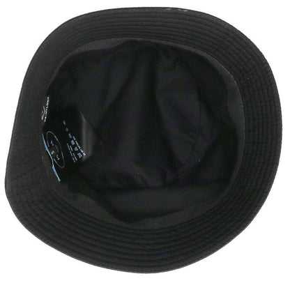 Prada Triangle Plate Cotton Bucket Hat