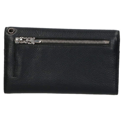 Chrome Hearts Wave Cross Ball Button Leather Wallet