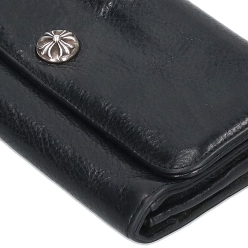 Chrome Hearts Judy Cross Button Leather Wallet