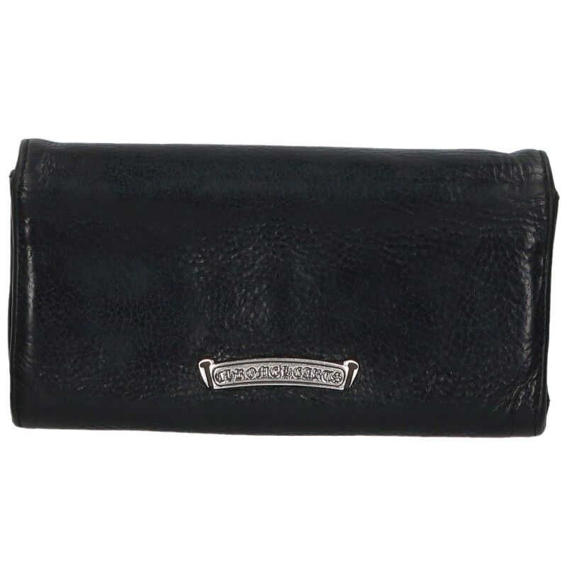 Chrome Hearts Judy Cross Button Leather Wallet