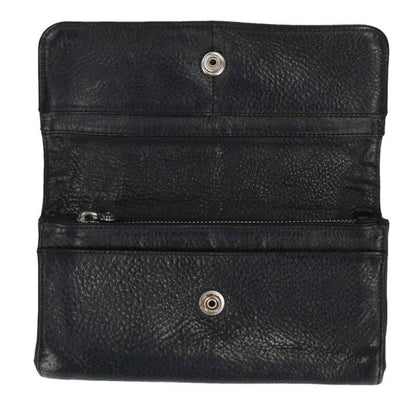 Chrome Hearts Judy Cross Button Leather Wallet