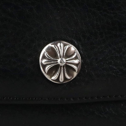 Chrome Hearts Judy Cross Button Leather Wallet